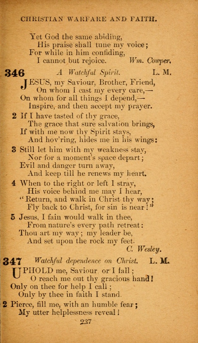 Hymnal: adapted to the doctrines and usages of the African Methodist Episcopal Church. Revised Edition page 245