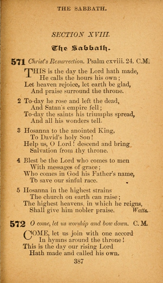 Hymnal: adapted to the doctrines and usages of the African Methodist Episcopal Church. Revised Edition page 395