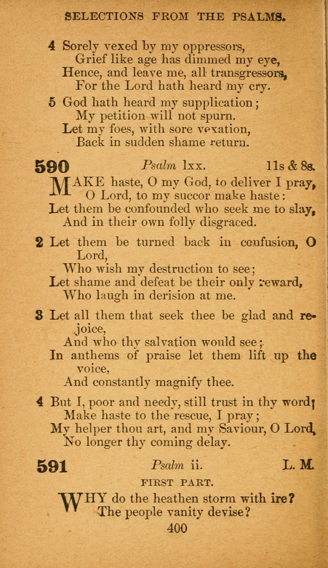 Hymnal: adapted to the doctrines and usages of the African Methodist Episcopal Church. Revised Edition page 408