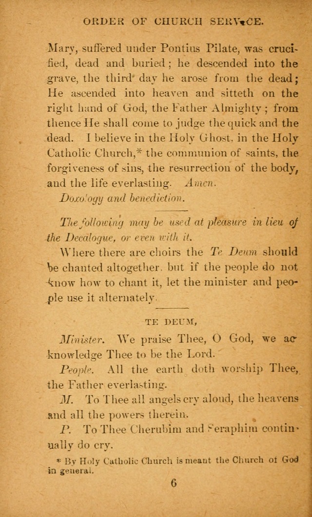Hymnal: adapted to the doctrines and usages of the African Methodist Episcopal Church. Revised Edition page 6