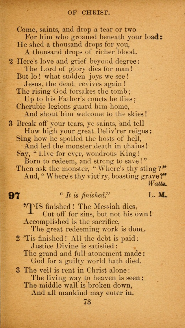 Hymnal: adapted to the doctrines and usages of the African Methodist Episcopal Church. Revised Edition page 77