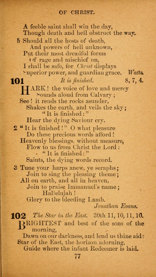 Hymnal: adapted to the doctrines and usages of the African Methodist Episcopal Church. Revised Edition page 81