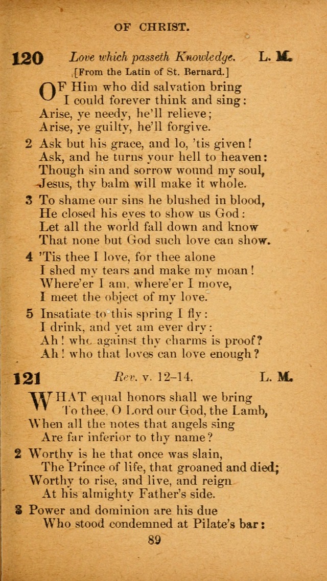 Hymnal: adapted to the doctrines and usages of the African Methodist Episcopal Church. Revised Edition page 93