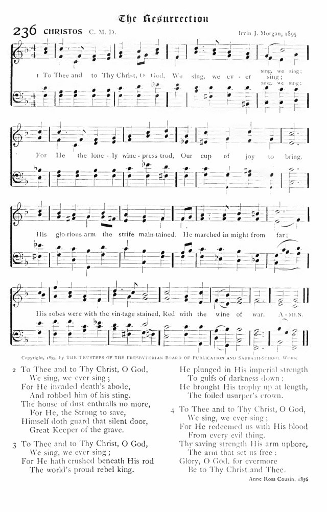 The Hymnal: published by the Authority of the General Assembly of the Presbyterian Church in the U.S.A. page 195