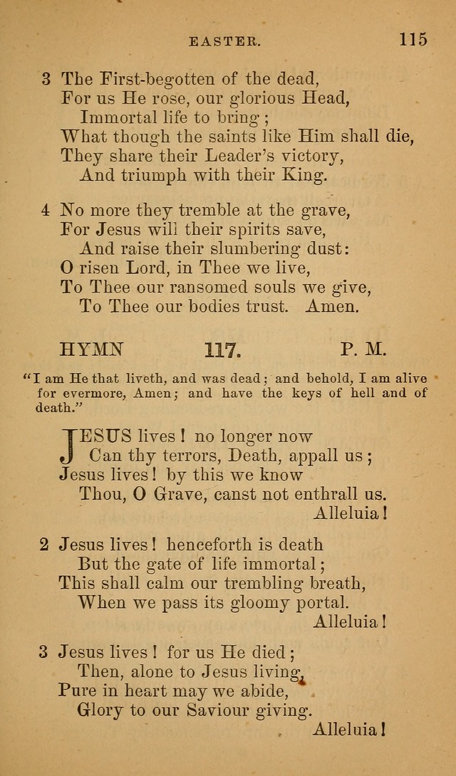 Hymns ancient and modern: for use in the services of the church, with accompanying unes page 118