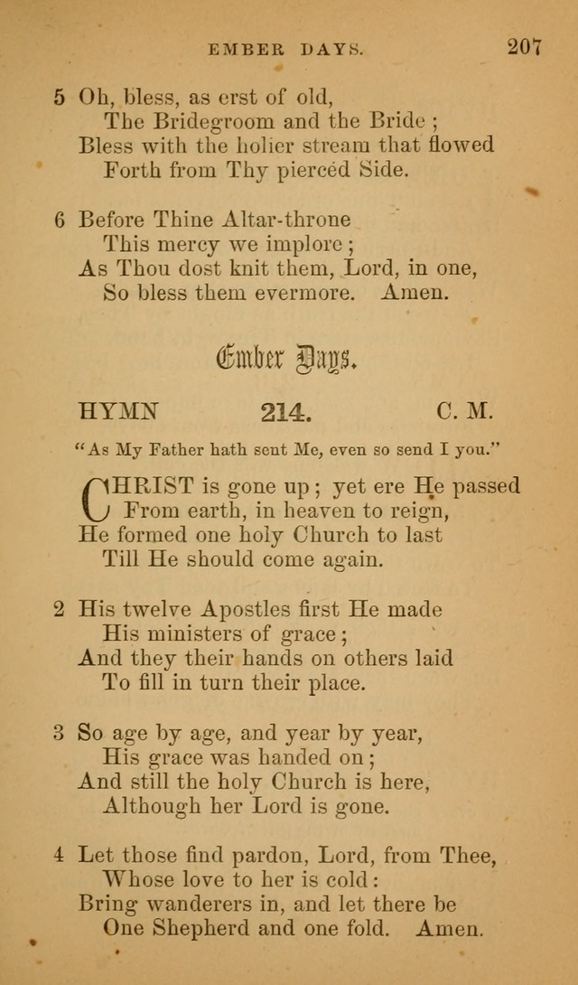 Hymns ancient and modern: for use in the services of the church, with accompanying unes page 210