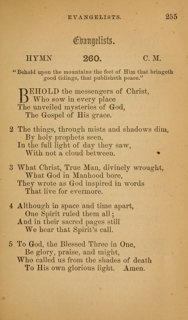 Hymns ancient and modern: for use in the services of the church, with accompanying unes page 258