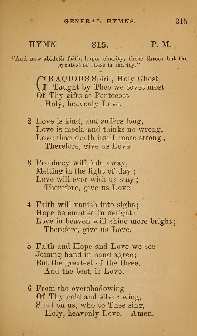 Hymns ancient and modern: for use in the services of the church, with accompanying unes page 318