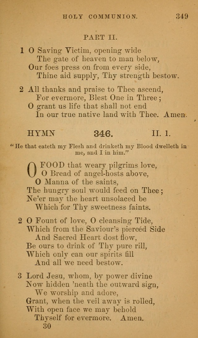 Hymns ancient and modern: for use in the services of the church, with accompanying unes page 352