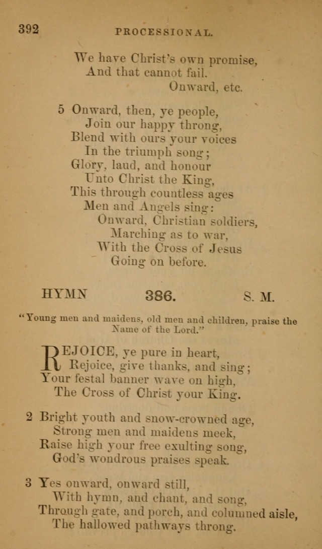 Hymns ancient and modern: for use in the services of the church, with accompanying unes page 395