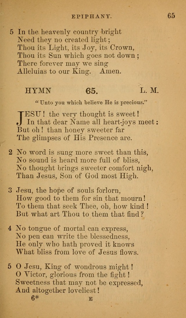Hymns ancient and modern: for use in the services of the church, with accompanying unes page 68