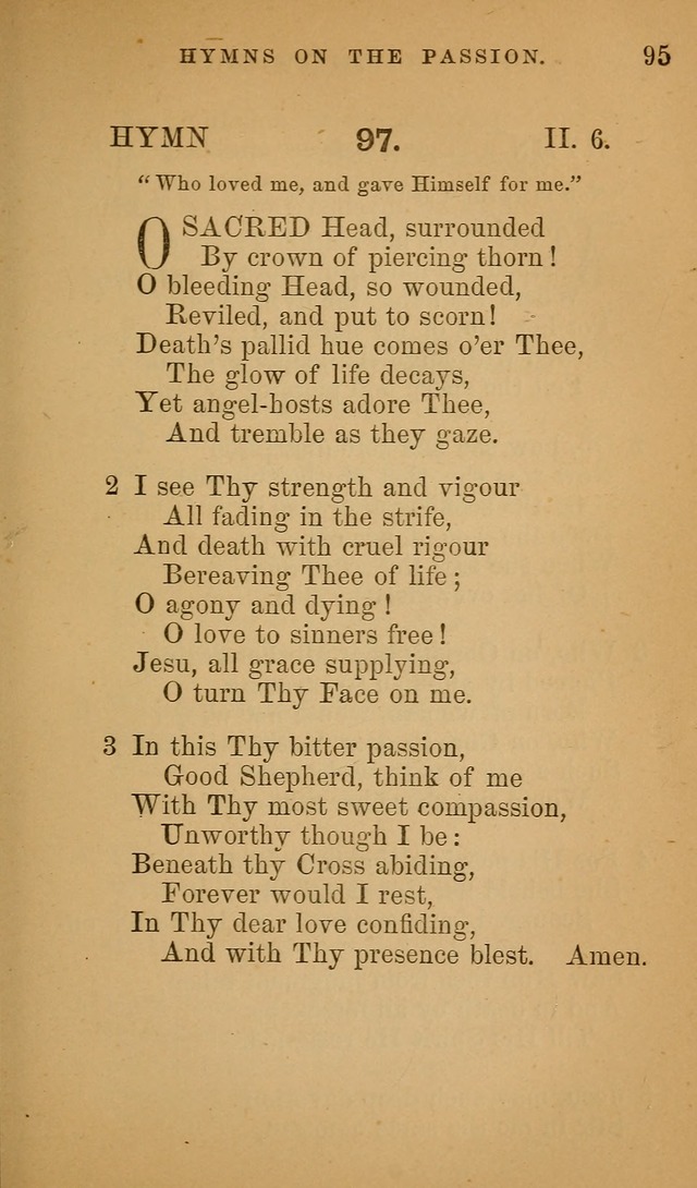 Hymns ancient and modern: for use in the services of the church, with accompanying unes page 98