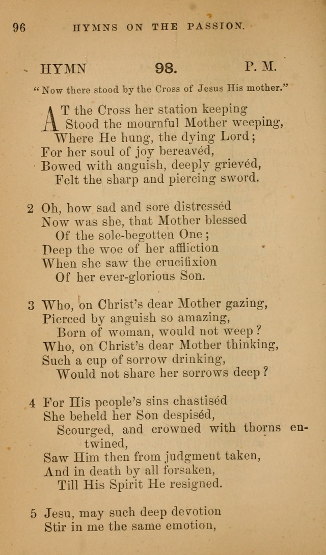 Hymns ancient and modern: for use in the services of the church, with accompanying unes page 99