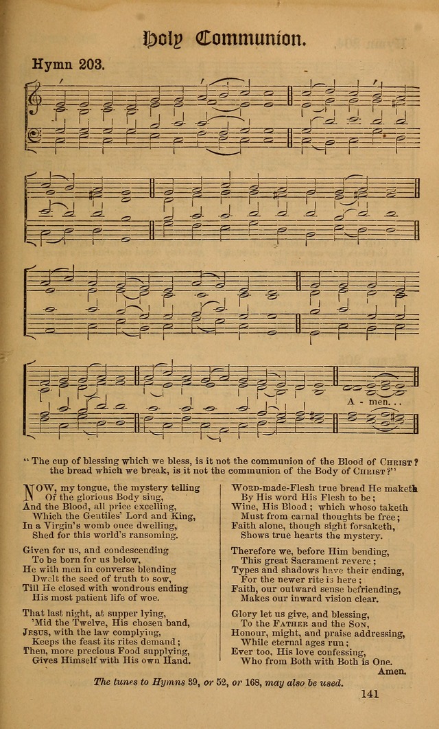 Hymns ancient and modern: for use in the services of the church, with accompanying tunes page 148