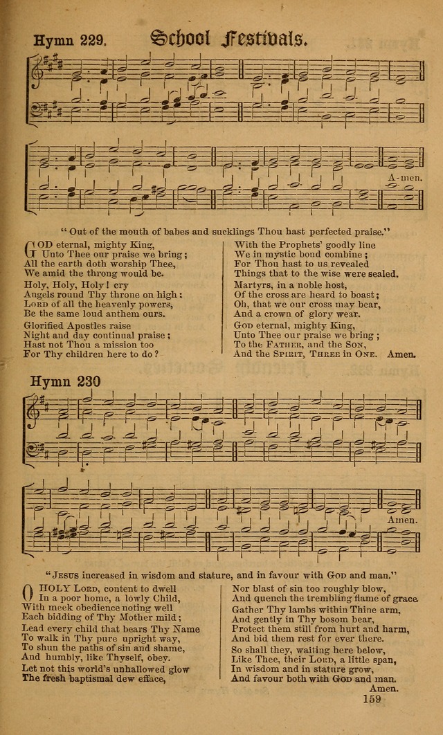 Hymns ancient and modern: for use in the services of the church, with accompanying tunes page 166