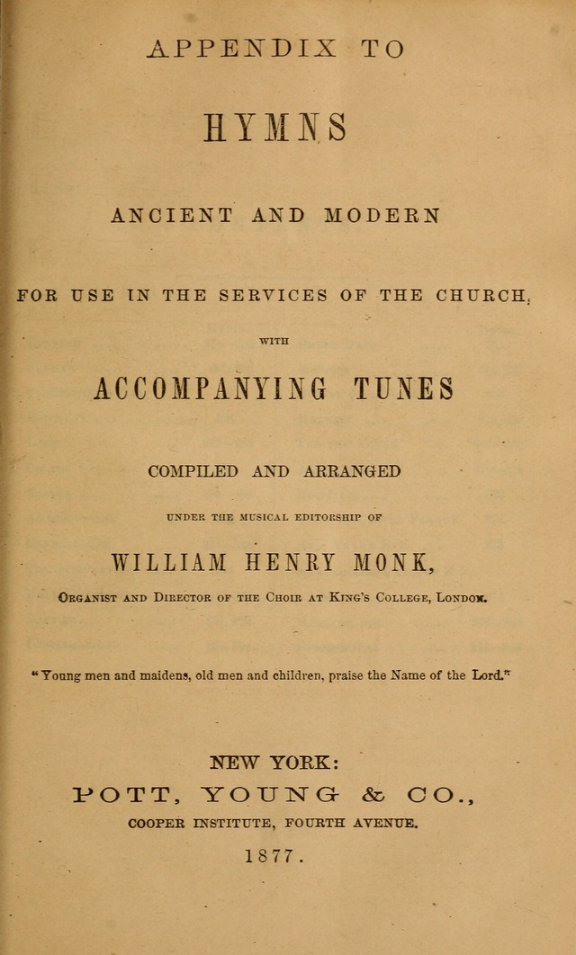 Hymns ancient and modern: for use in the services of the church, with accompanying tunes page 194