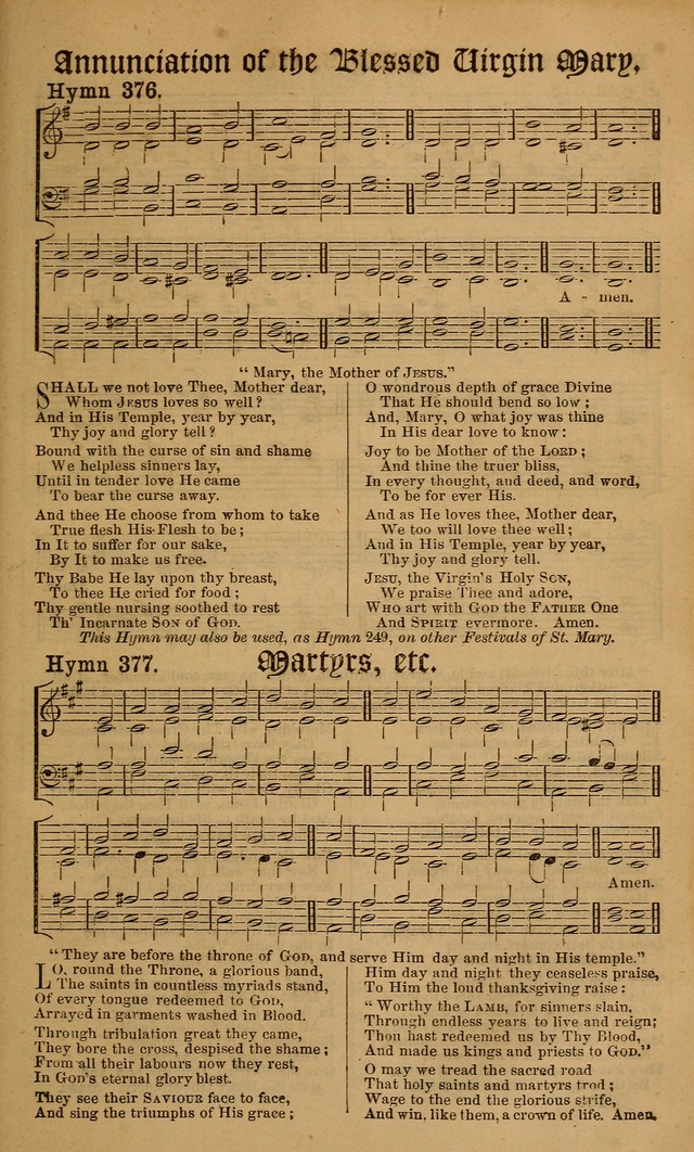 Hymns ancient and modern: for use in the services of the church, with accompanying tunes page 294