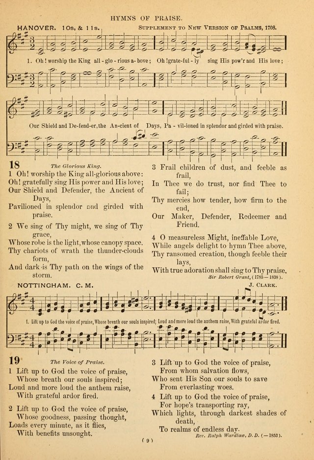 Hymns of the Ages: for Public and Social Worship page 9