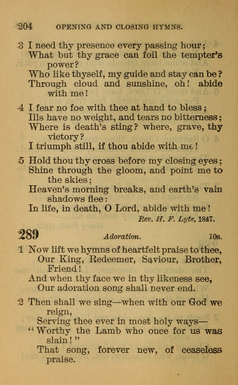 Hymns of the Ages: for Public and Social Worship, Approved and Recommended ... by the General Assembly of the Presbyterian Church in the U.S. (Second ed.) page 204