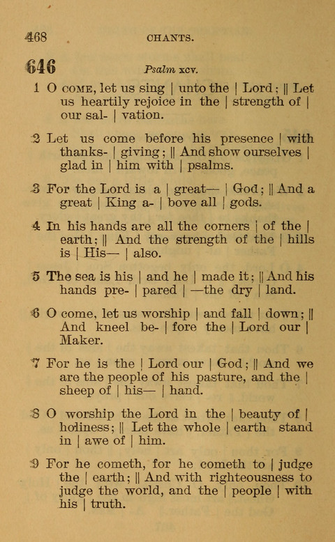 Hymns of the Ages: for Public and Social Worship, Approved and Recommended ... by the General Assembly of the Presbyterian Church in the U.S. (Second ed.) page 468