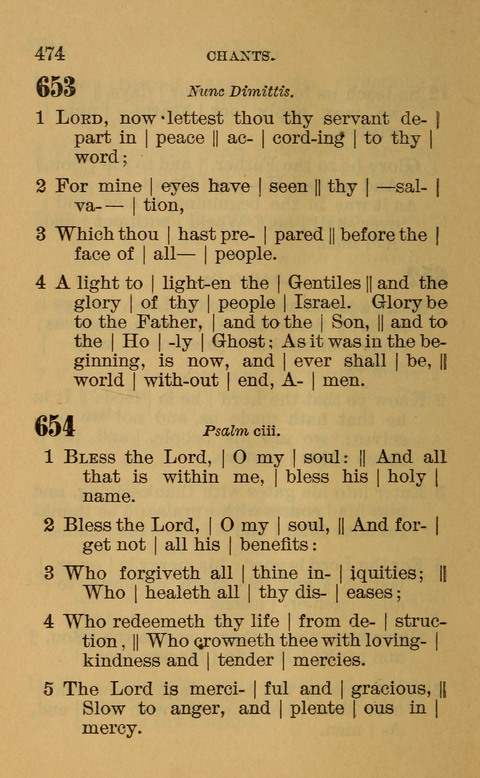 Hymns of the Ages: for Public and Social Worship, Approved and Recommended ... by the General Assembly of the Presbyterian Church in the U.S. (Second ed.) page 474
