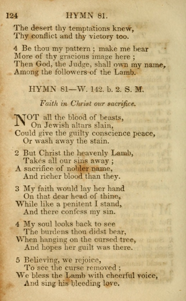 Hymns and Spiritual Songs, Original and Selected, for the Use of Christians. (5th ed.) page 134
