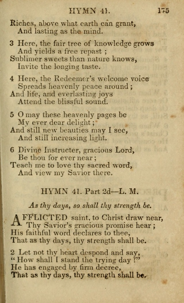 Hymns and Spiritual Songs, Original and Selected, for the Use of Christians. (5th ed.) page 185