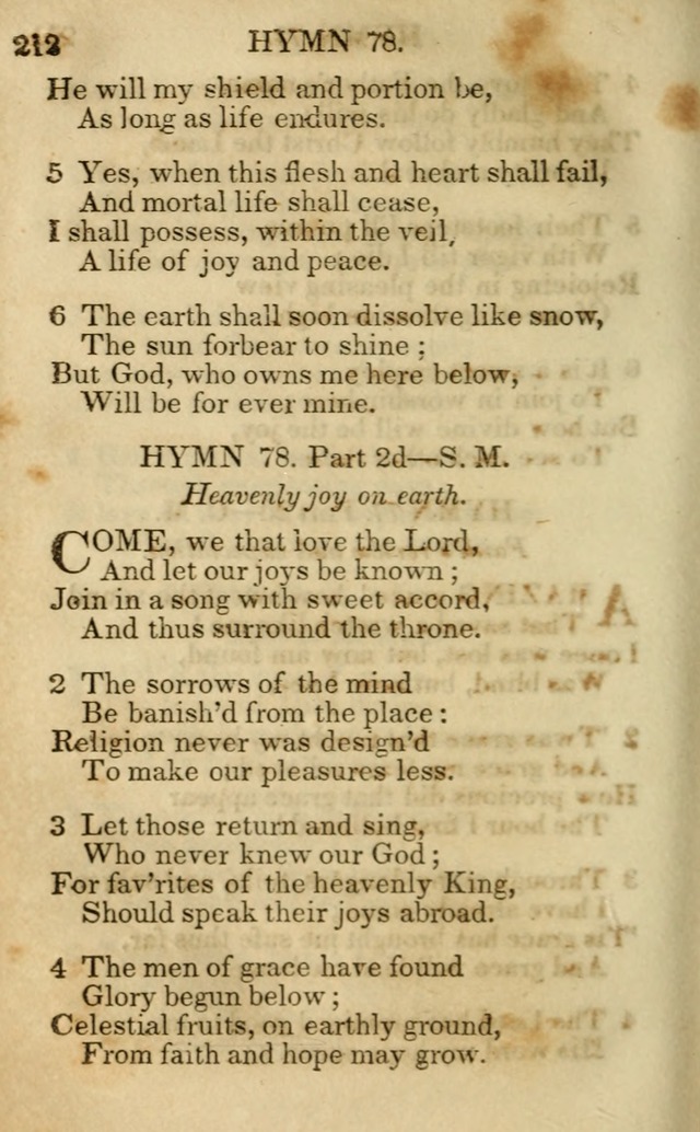 Hymns and Spiritual Songs, Original and Selected, for the Use of Christians. (5th ed.) page 222
