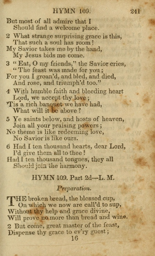 Hymns and Spiritual Songs, Original and Selected, for the Use of Christians. (5th ed.) page 251