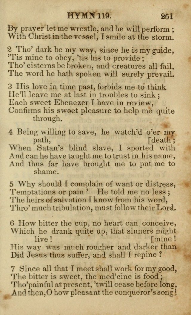 Hymns and Spiritual Songs, Original and Selected, for the Use of Christians. (5th ed.) page 261