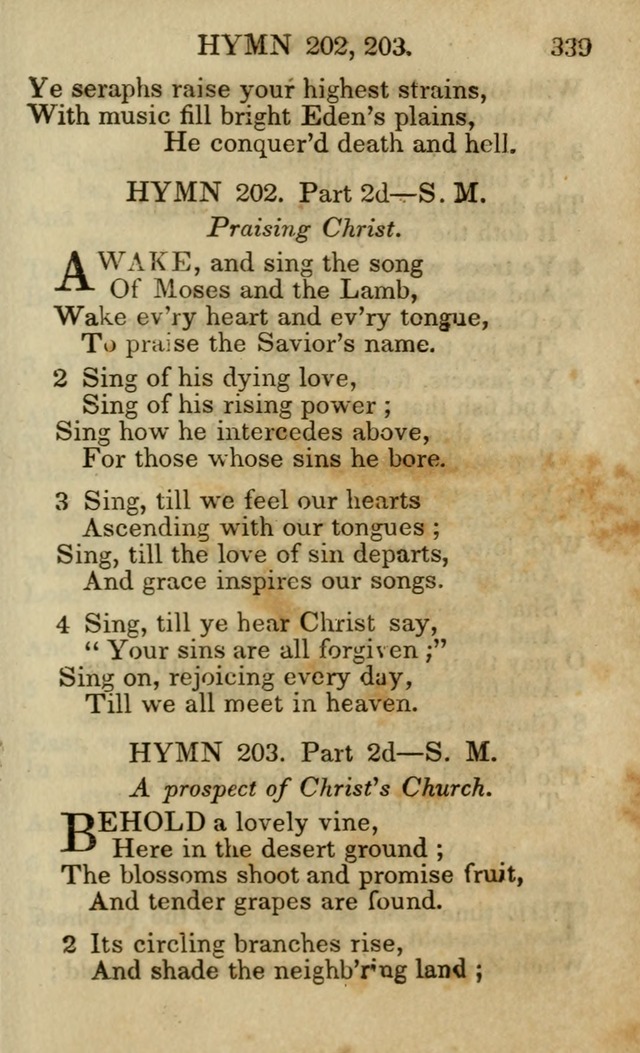 Hymns and Spiritual Songs, Original and Selected, for the Use of Christians. (5th ed.) page 349