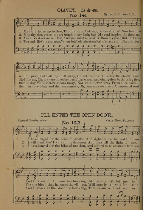 Harvest Bells Nos. 1, 2 and 3: Is filled with new and beautiful songs, suitable for churches, Sunday-schools, revivals and all religious meetings page 138