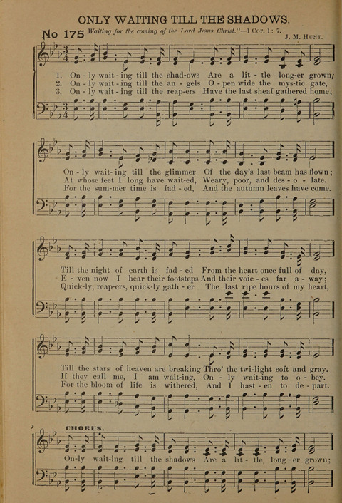 Harvest Bells Nos. 1, 2 and 3: Is filled with new and beautiful songs, suitable for churches, Sunday-schools, revivals and all religious meetings page 174