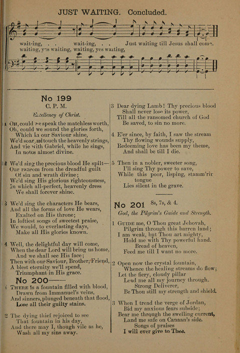 Harvest Bells Nos. 1, 2 and 3: Is filled with new and beautiful songs, suitable for churches, Sunday-schools, revivals and all religious meetings page 195