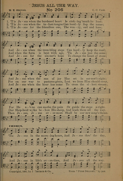 Harvest Bells Nos. 1, 2 and 3: Is filled with new and beautiful songs, suitable for churches, Sunday-schools, revivals and all religious meetings page 199