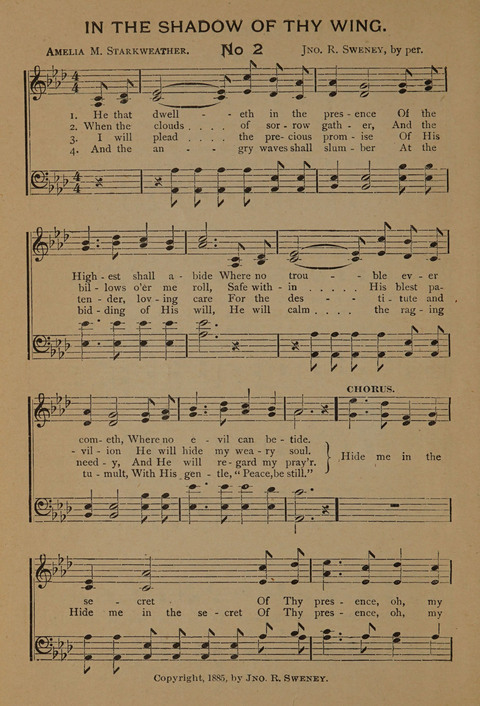 Harvest Bells Nos. 1, 2 and 3: Is filled with new and beautiful songs, suitable for churches, Sunday-schools, revivals and all religious meetings page 2