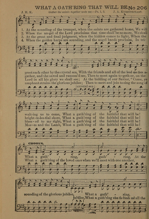 Harvest Bells Nos. 1, 2 and 3: Is filled with new and beautiful songs, suitable for churches, Sunday-schools, revivals and all religious meetings page 200