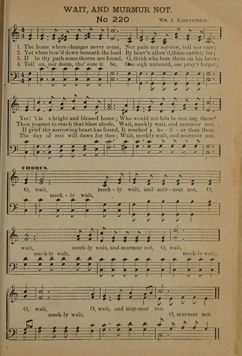 Harvest Bells Nos. 1, 2 and 3: Is filled with new and beautiful songs, suitable for churches, Sunday-schools, revivals and all religious meetings page 211