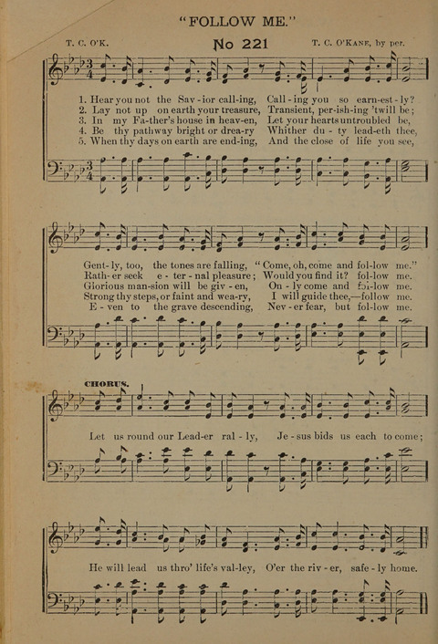 Harvest Bells Nos. 1, 2 and 3: Is filled with new and beautiful songs, suitable for churches, Sunday-schools, revivals and all religious meetings page 212