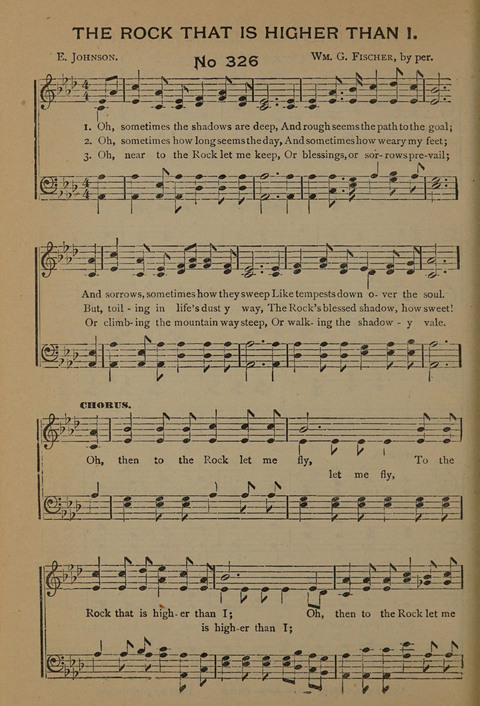 Harvest Bells Nos. 1, 2 and 3: Is filled with new and beautiful songs, suitable for churches, Sunday-schools, revivals and all religious meetings page 322