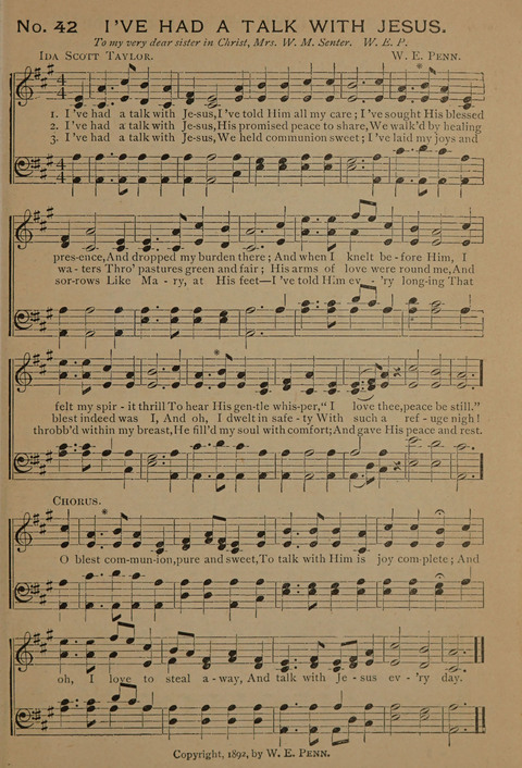 Harvest Bells Nos. 1, 2 and 3: Is filled with new and beautiful songs, suitable for churches, Sunday-schools, revivals and all religious meetings page 389