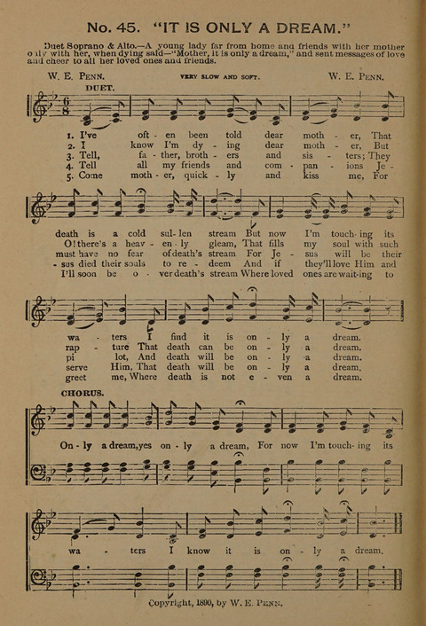 Harvest Bells Nos. 1, 2 and 3: Is filled with new and beautiful songs, suitable for churches, Sunday-schools, revivals and all religious meetings page 392