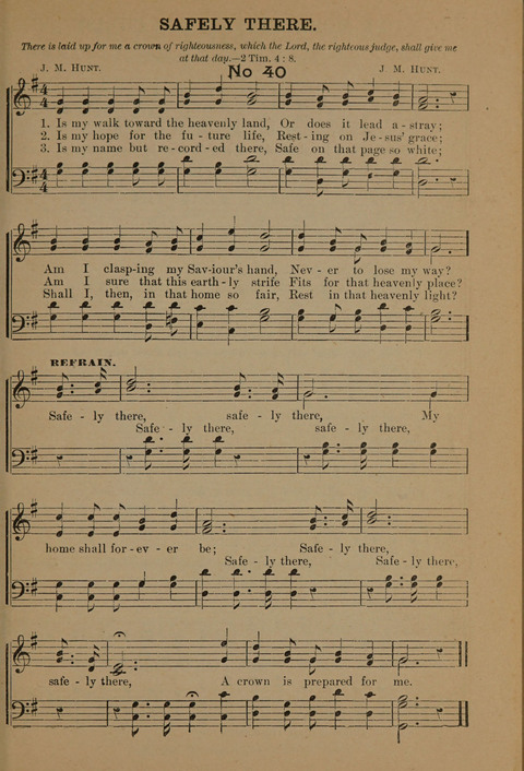 Harvest Bells Nos. 1, 2 and 3: Is filled with new and beautiful songs, suitable for churches, Sunday-schools, revivals and all religious meetings page 41