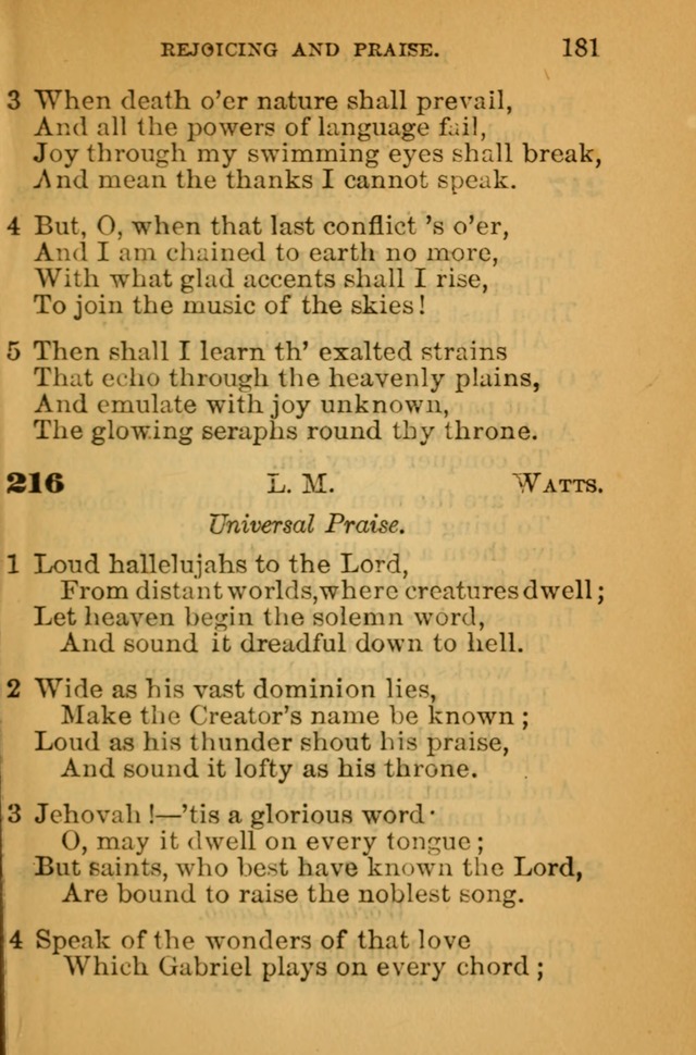 The Hymn Book of the African Methodist Episcopal Church: being a collection of hymns, sacred songs and chants (5th ed.) page 190