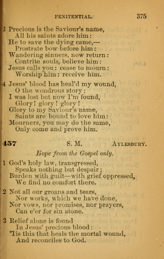 The Hymn Book of the African Methodist Episcopal Church: being a collection of hymns, sacred songs and chants (5th ed.) page 384