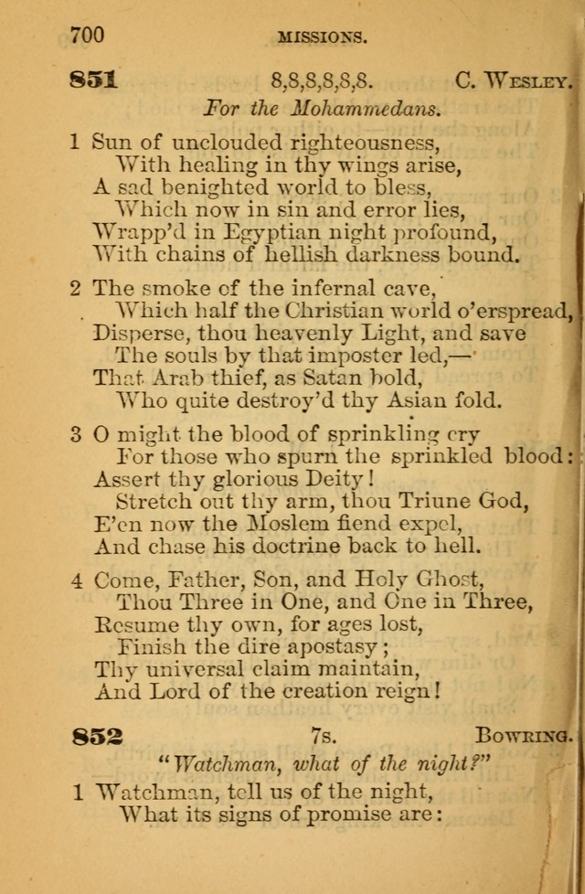 The Hymn Book of the African Methodist Episcopal Church: being a collection of hymns, sacred songs and chants (5th ed.) page 709