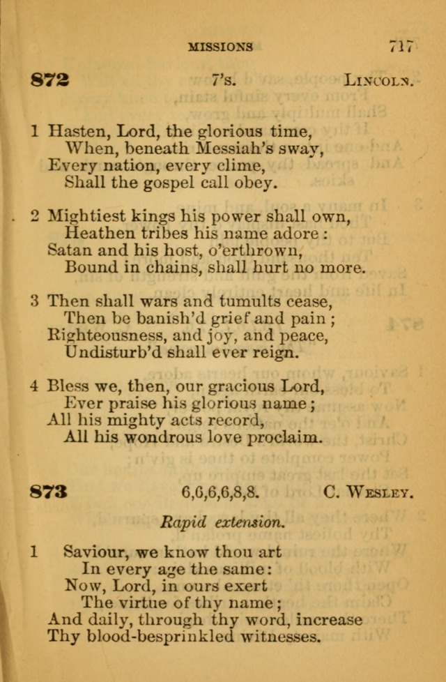 The Hymn Book of the African Methodist Episcopal Church: being a collection of hymns, sacred songs and chants (5th ed.) page 726