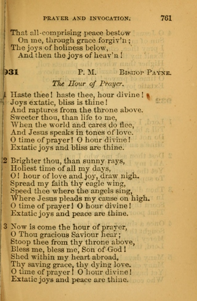 The Hymn Book of the African Methodist Episcopal Church: being a collection of hymns, sacred songs and chants (5th ed.) page 770