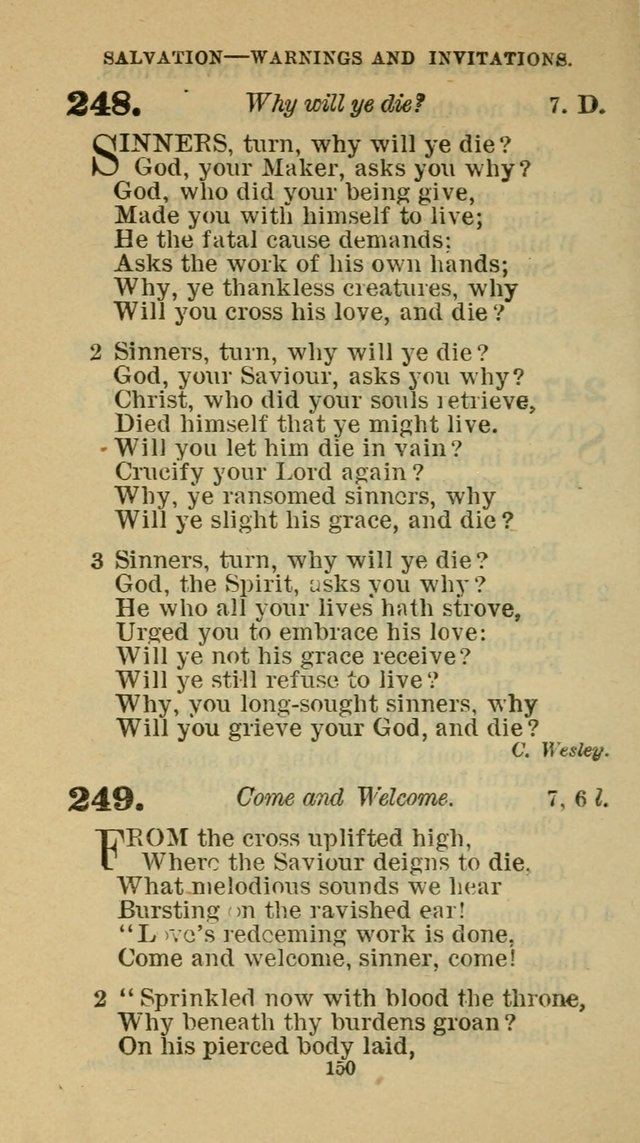 Hymn-Book of the Evangelical Association page 161