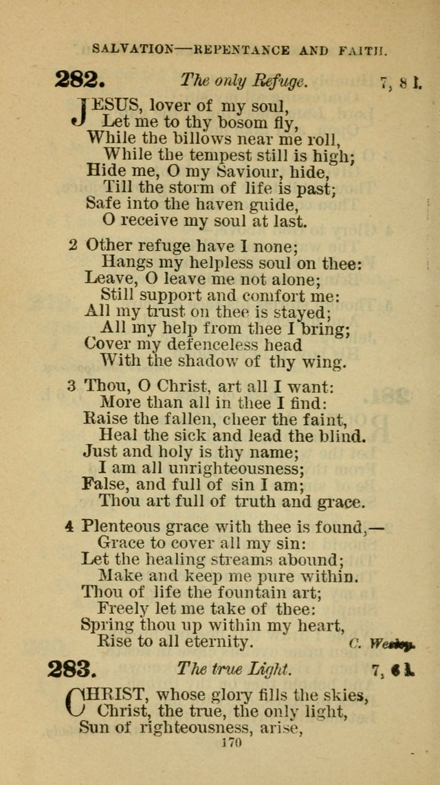 Hymn-Book of the Evangelical Association page 181